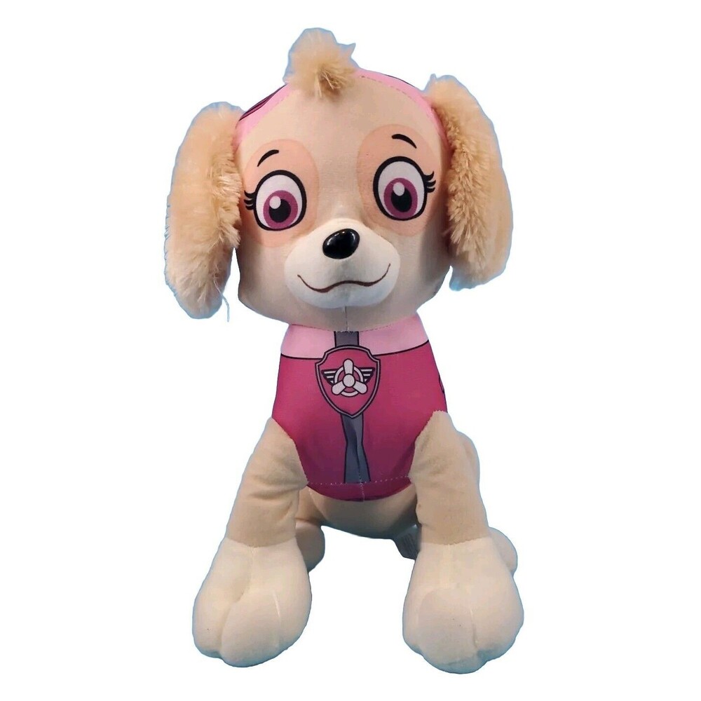 Paw Patrol Sky Plush Appx 14" By Spin Master Nickelodeon Cartoon